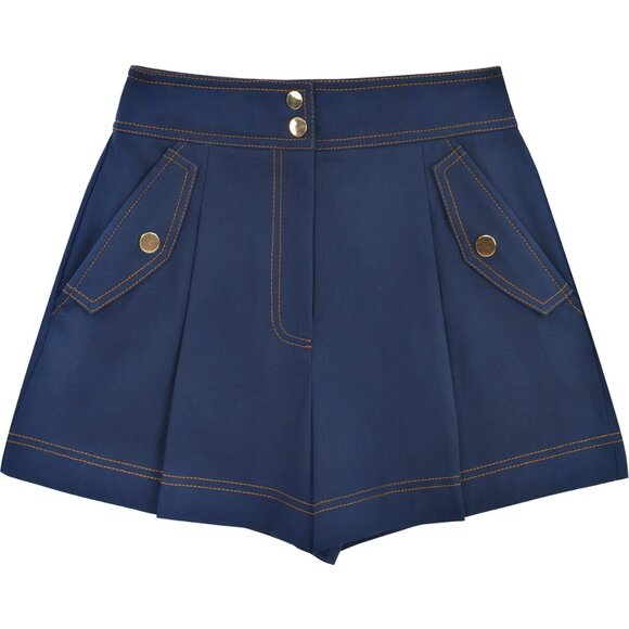 veronica beard Keita Marine High-Rise Short - Picture 1 of 6